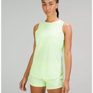 NWT New LULULEMON Sculpt Tank Top FZAP Faded Zap Yellow Mesh 4